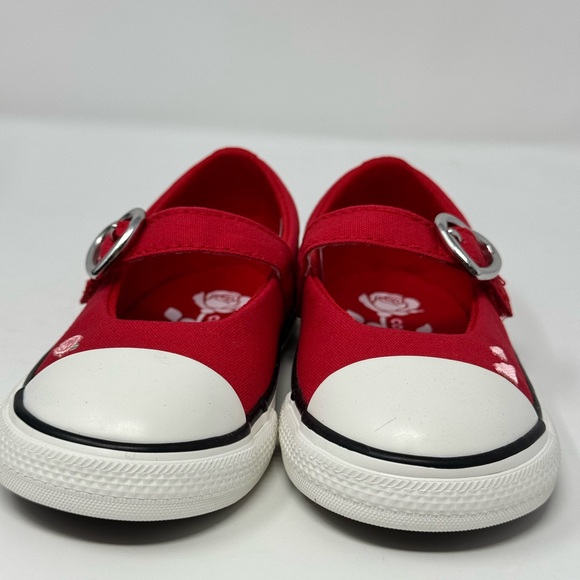 Converse Toddlers Little Kids Various Sizes Red Sneakers with Hearts NEW IN BOX - Picture 3 of 8